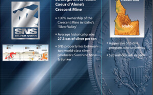trade show booth, SNS silver, mining, poster